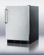 Summit 5.5 Cu. Ft. Refrigerator w/ Diamond Plate Door N5
