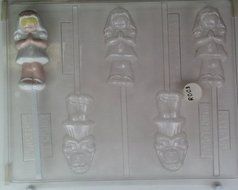 First Communion-Girl/front view/head bowed R003 Religious Chocolate Candy Mold