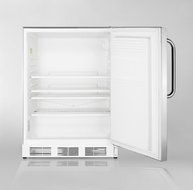 Summit FF7CSSADA Commercial 5.5 Cu. Ft. Stainless Steel Undercounter Built-In Compact Refrigerator N3