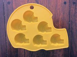 Football helmet sports silicone Mold Chocolate Candy fondant mold Mini Cake Pan