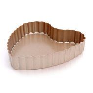 uxcell Casa-J Bakeware Novelty Heart Shape Cake pans 4 Inch Stainless Steel N2