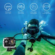 APEMAN A80 Action Sports 4K Camera Ultra WiFi HD skiing cam 170&ordm; Wide-Angel lens Waterproof DV Camcorder with... N7