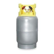 Industrial Grade 4LZH2 Refrigerant Recovery Cylinder, 30 Lbs