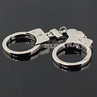 happu-store New Creative Fashion Romantic Love Handcuffs Keychain Key Chain Ring Keyring N2