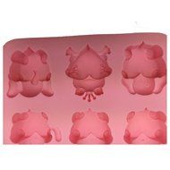 Wocuz Silicone Soap Mold Chocolate Icecream Mold Baking Pan - Rabbit Elephant Frog Cat Bear Shape N3