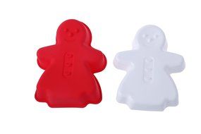 Juvale Silicone Christmas Holiday Chocolate Hard Candy Mold Set Heat Resistant Gingerbread Santa Stocking - 5... N4