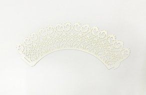 HUAL Cupcake Wrappers 50 Filigree Artistic Bake Cake Paper Cups Lace Laser Cut Liner Baking Cup Muffin Case Trays... N29