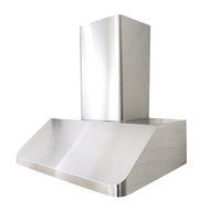 KOBE Range Hoods CHX9130SQB-WM-1 Contemporary Wall Mount Range Hood, 3-Speed, 680 Cfm, LED Lights, Baffle Filters... N5