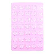 2 PCS Chocolate Candy Making Molds Baby Shower F172 Fox Faces Fondant Easter Egg Jelly Baking Wedding N2