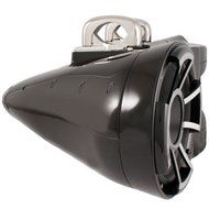 Wet Sounds Revolution Series Dual 10 inch EFG HLCD Tower Speaker - Black w/ Fixed Clamp N2