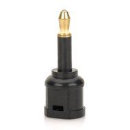 HENGSHENG&reg; 3-Pack Fiber Optic Toslink to 3.5mm Mini Connector Adapter N3