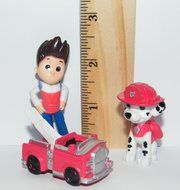 Nickelodeon PAW Patrol Figure Set of 12 Deluxe Mini Cake Toppers Cupcake Decorations Party favors Featuring Ryder... N5