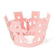 Avery Barn 48pc Decorative Teddy Bear Cut Out Party Cup Cake Wrappers-Pink N3
