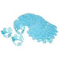 Avery Barn 48pc Decorative Teddy Bear Cut Out Party Cup Cake Wrappers-Pink N4