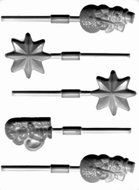 Christmas Assortment Suckers Hard Candy Mold [Kitchen] [Kitchen]