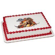 Whimsical Practicality Jurassic World Edible Icing Image for 1/4 Sheet Cake