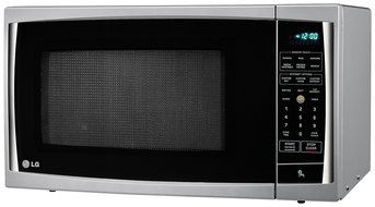LG LCRT1510SV 1.5 Cu Ft Counter Top Microwave Oven With True Cook Plus and EZ Clean Oven, Silver Color