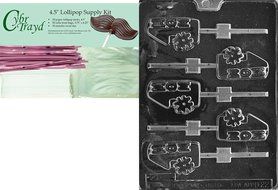 Cybrtrayd D022 Chocolate Candy Mold, No.1 Mom Lolly Dads and Moms N5