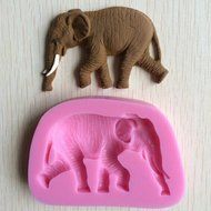 Karen Baking New Arrival Cute Elephant Shape 3D Silicone Cake Mold For Cake Fondant Decorating N3