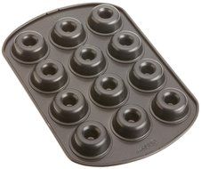 Wilton Mini DOUGHNUT BAKING PAN 12 Durable Nonstick Cavities Mini Cakes/Treats N2