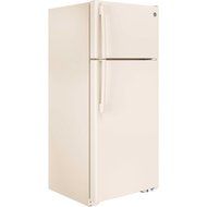 GE GIE18GTHCC 17.5 Cu. Ft. Bisque Top Freezer Refrigerator - Energy Star N2