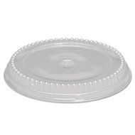 Genpak APET Clear Lid for 10 inch Round Cake Tray -- 200 per case. N2
