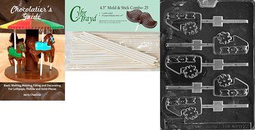 Cybrtrayd D022 Chocolate Candy Mold, No.1 Mom Lolly Dads and Moms N6