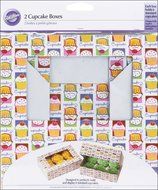 Wilton 415-0740 2-Pack 6-Cavity Cupcake Box, Kraft N3