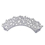 HUAL Cupcake Wrappers 50 Filigree Artistic Bake Cake Paper Cups Butterfly Lace Laser Cut Liner Baking Cup Muffin... N13