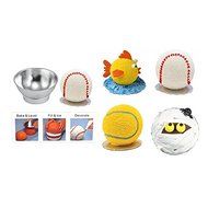 Pack of 4Pc DIY Non-toxic Aluminum Alloy Cake Tin Hemisphere Pan Decoration Pan Molds N5