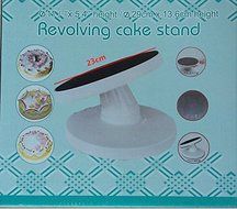 Anyana 23cm Rotating Tilting Icing Cake Turntable Decorating Tool Nonslip Baking Stand