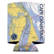 Altered Latitudes Cape Canaveral Chart Standard Beverage Cooler (4-Pack)