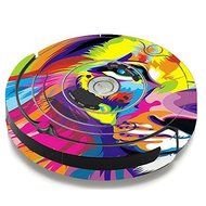 Skin Decal Vinyl Wrap For IRobot Roomba 650 655 Vacuum / Colorful Lion Abstract Paint