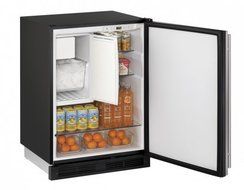 U-Line UCO1224FB00B 24" 1000 Series Built In Counter Depth Compact Refrigerator with 4.2 Cu. Ft. Capacity, in... N2