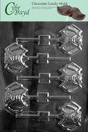 Cybrtrayd H160 Halloween Chocolate Candy Mold, Ugly Bat Lolly