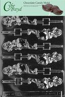 Cybrtrayd B001 Pregnant Lady Lolly Chocolate Candy Mold with Exclusive Cybrtrayd Copyrighted Chocolate Molding...