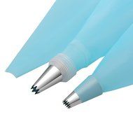 27PCS Cake Decoration Tips Set - 24PCS W-Plus Professional Stainless Steel Piping/Dispenser Nozzle Kit, a Reusable... N4