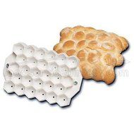 World Cuisine Paderno Hexagones Dough Bread Stamp, 5 1/2 inch Length -- 1 each.