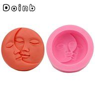 Doinb Sun+Moon (Mother+Baby) Soap Clay Candy Cake Pastry Fondant Chocolate Moulds FDA Silicone Molds Outer Size... N61