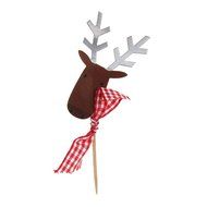 Pack of 24 Christmas Cake Toppers Picks Santa Claus Tree Deer Sock Home Party Decor N5