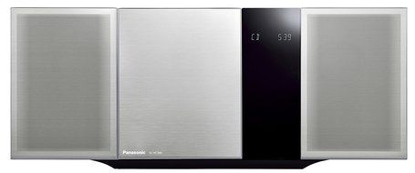 Panasonic compact stereo system Bluetooth-enabled SC-HC395-S （Silver ） N3