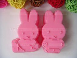 1 Set Cute Rubbit Miffy Design Baking Cookie Fondant Cake SugarCraft Biscuit Chocolate Clays DIY Modelling Paste... N6