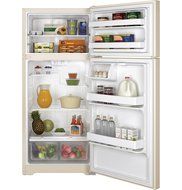 Ge REFRIGERATORS 1890774 Energy Star 15.5 Cu. ft. Top Freezer Refrigerator, Bisque, Reversible Door Swing N3