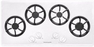 36 In. Gas Cooktop &ndash; White