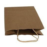 Bright Paper Party Gift Bags With Handles Birthday Wedding Loot Candy Shopping Retail Bag Pouches - Brown, 22... N14