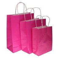 Bright Paper Party Gift Bags With Handles Birthday Wedding Loot Candy Shopping Retail Bag Pouches - Brown, 22... N17