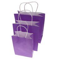 Bright Paper Party Gift Bags With Handles Birthday Wedding Loot Candy Shopping Retail Bag Pouches - Brown, 22... N20