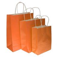 Bright Paper Party Gift Bags With Handles Birthday Wedding Loot Candy Shopping Retail Bag Pouches - Brown, 22... N23