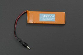 7.4V Lipo 2200mAh Battery (Arduino Power Jack)