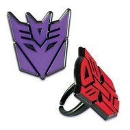 24 pc Transformers Shield Cupcake Rings